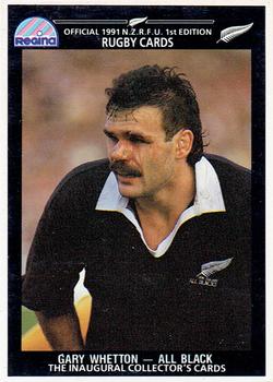 1991 Regina NZRFU 1st Edition #10 Gary Whetton Front